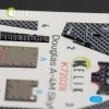 KELIK K72028 A-4M SKYHAWK INTERIOR 3D DECALS FOR FUJIMI/HOBBY 2000 KIT 1/72